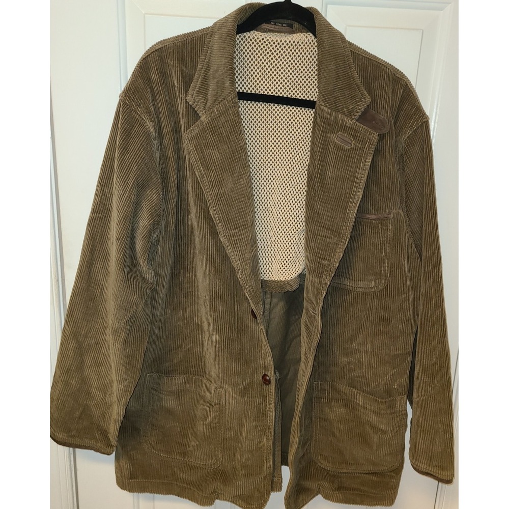 Guide Gear Brown Corduroy‎ Jacket XLG Elbow Patches Inside pockets Outdoor Field